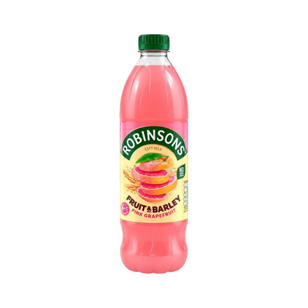 ROBINSONS JUICE FRUIT & BARLEY PINK GRAPEFRUIT BOTTLE 1 LTR