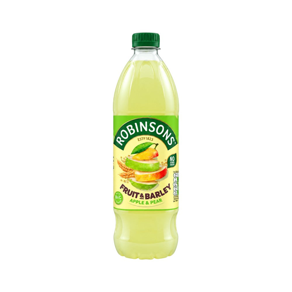 ROBINSONS JUICE FRUIT & BARLEY APPLE & PEAR 1 LTR