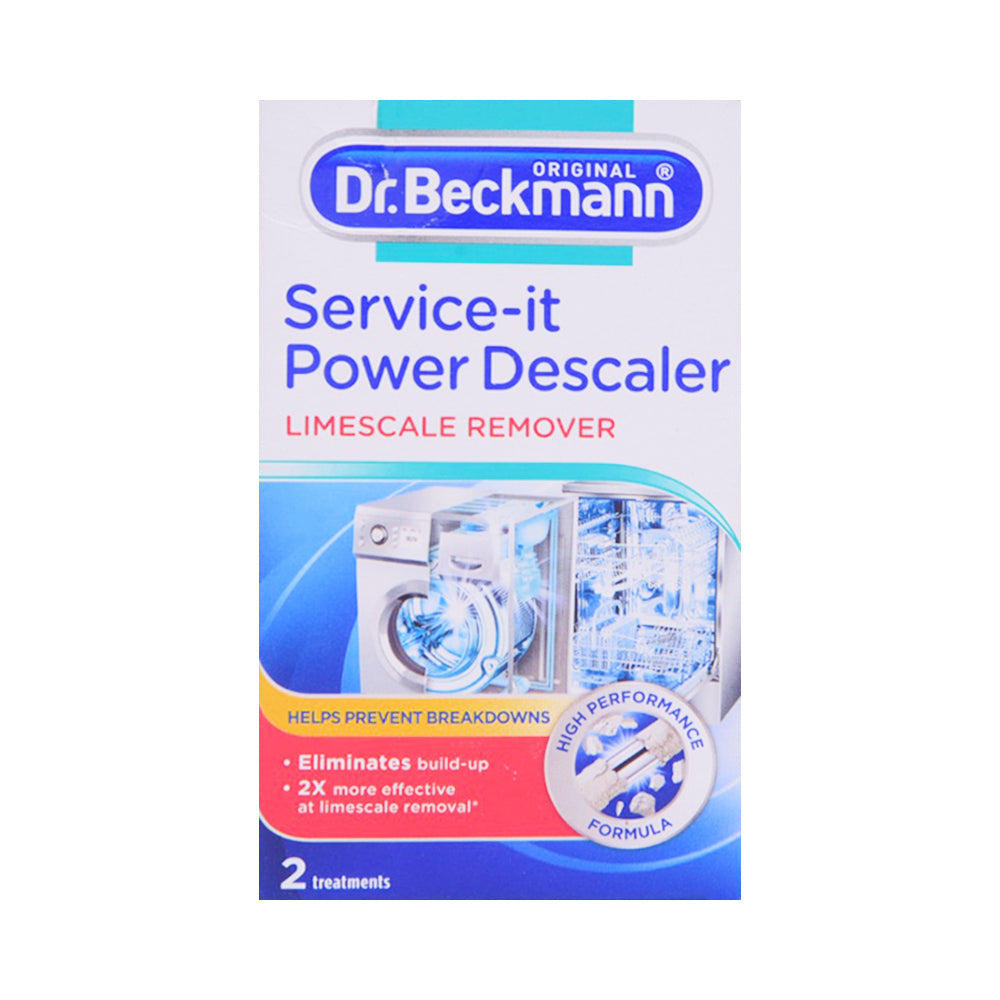 DR BECKMANN ORIGINAL SRVICE DESCALER MACHINE REMOVER 2X50 GM