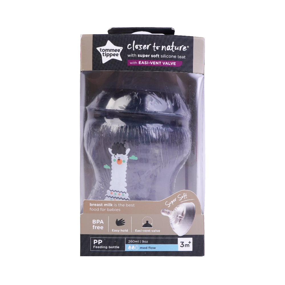 TOMMEE TIPPEE FEEDING BOTTLE 422575/38 BASIC 0M+ 260 ML – Al-Fatah