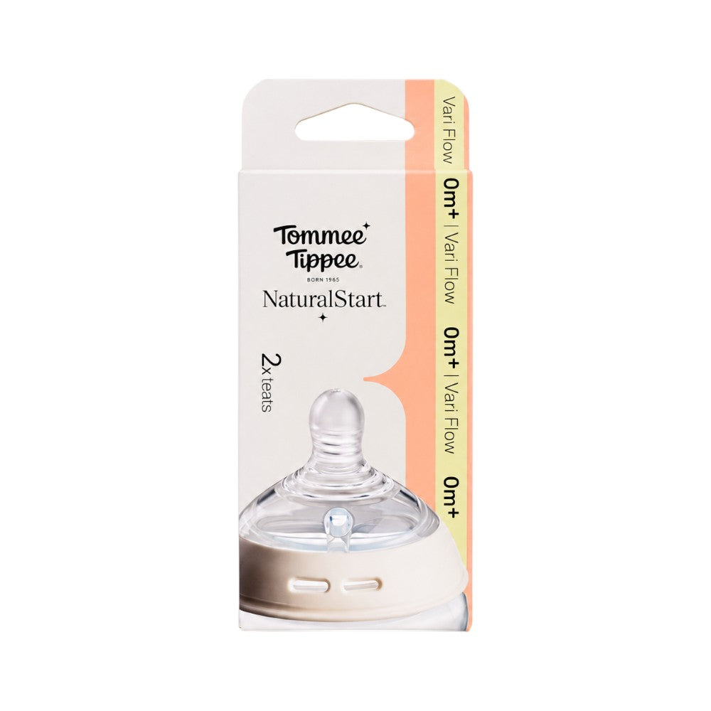 TOMMEE TIPPEE NATURAL START 0M+ VARI FLOW TEATS 2 PCS