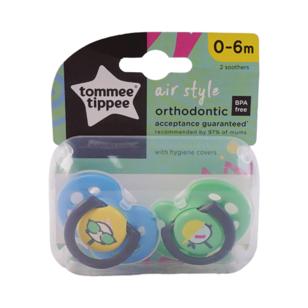 TOMMEE TIPPEE SOOTHER AIR STYLE BASIC 0-6M 433376 – Al-Fatah