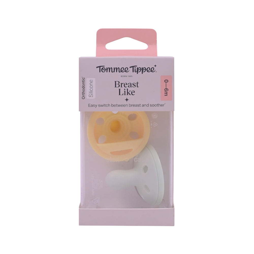 TOMMEE TIPPEE 0-6M BREASTLIKE SOOTHER 2 PCS