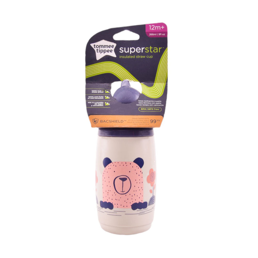 TOMMEE TIPPEE INSULATED STRAW CUP 12M+ 447824