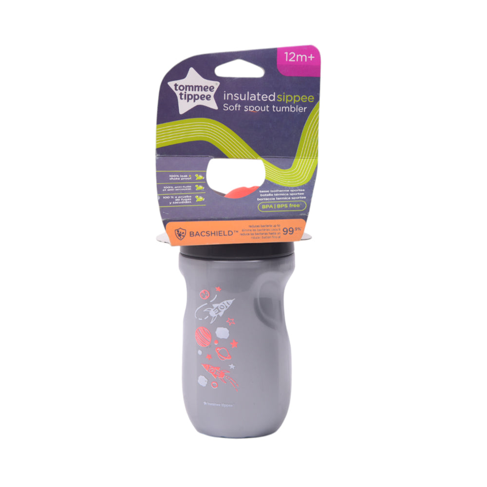 TOMMEE TIPPEE 549205 GREY 9OZ INSULATED SIPPEE TUMBLER