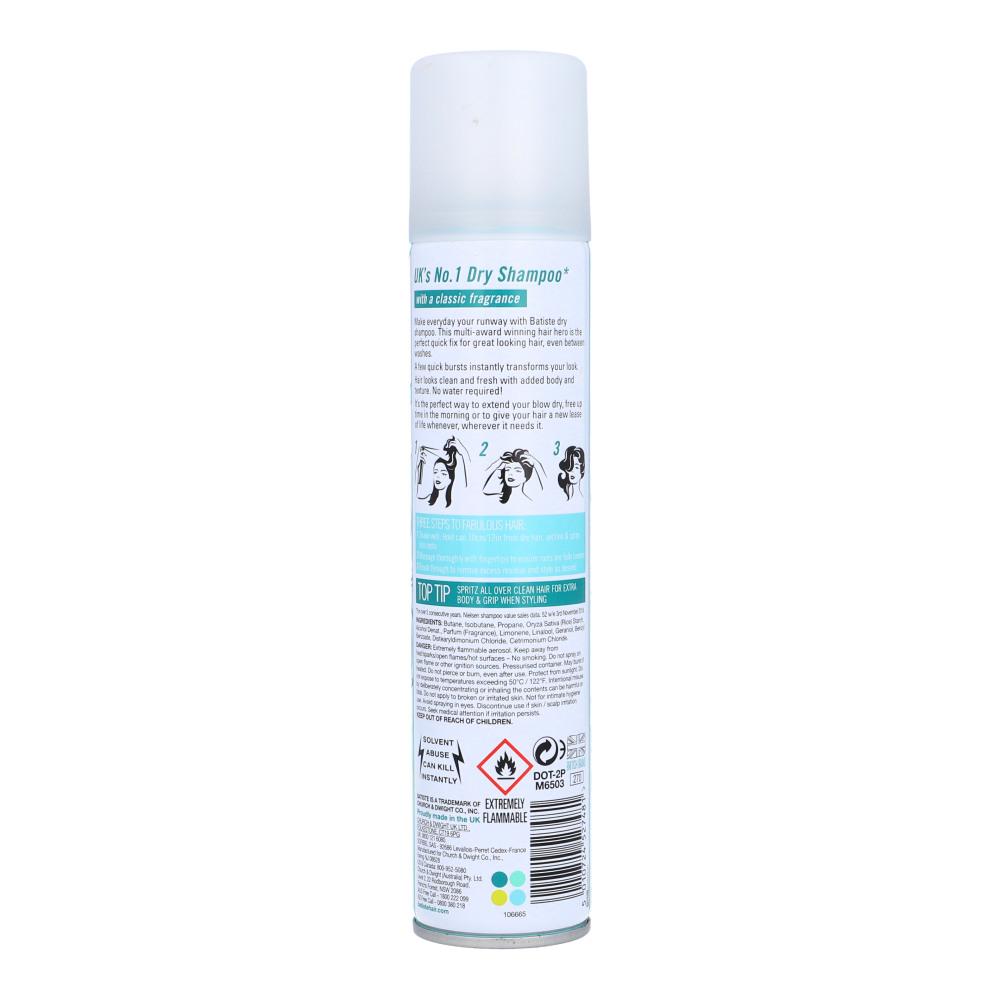 BATISTE DRY SHAMPOO ORIGINAL CLASSIC FRESH 200 ML