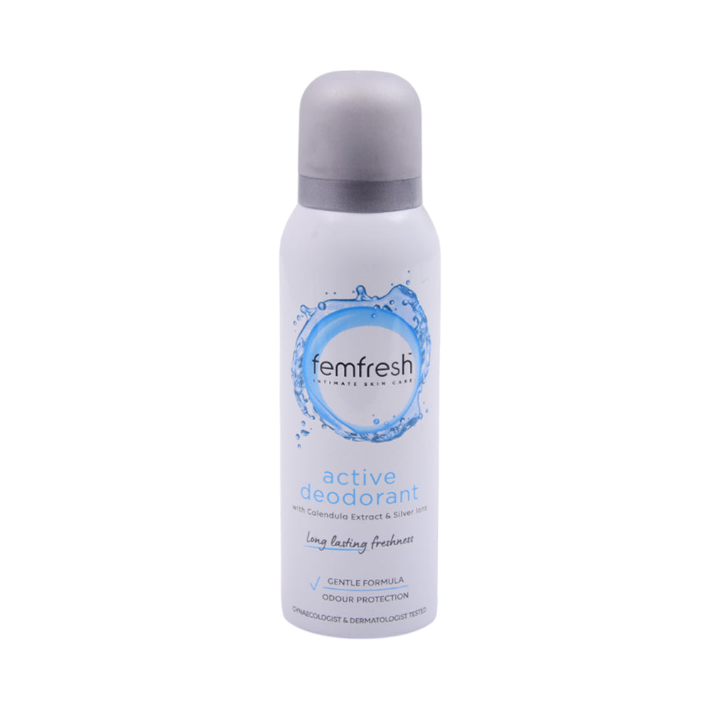 FEMFRESH DEODORANT ACTIVE CALENDULA & SILVER 125 ML
