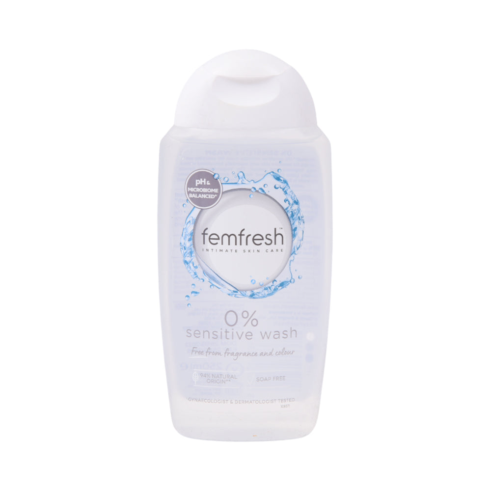 FEMFRESH BODY WASH SENSITIVE FRAGRANCE & COLOR FREE 250 ML