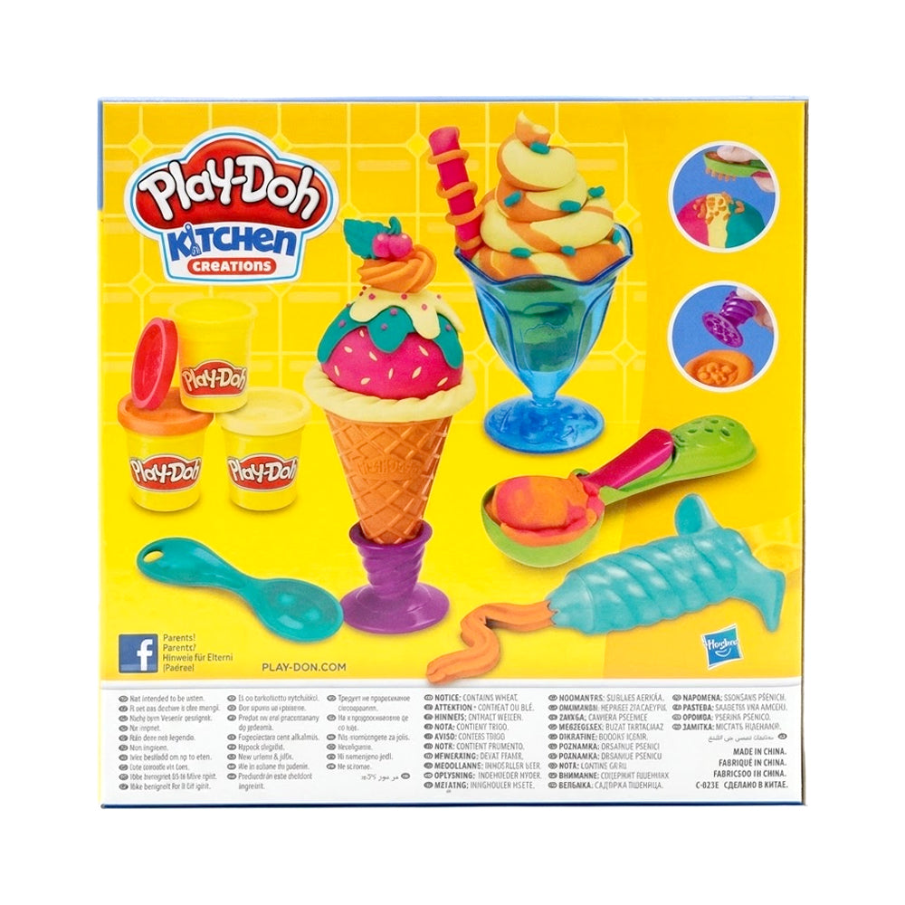 B1857 HASBRO PD PLAYDOH ICE CREAM TREATS A.I