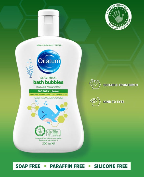 OILATUM BABY SOOTHING BATH BUBBLES 300 ML