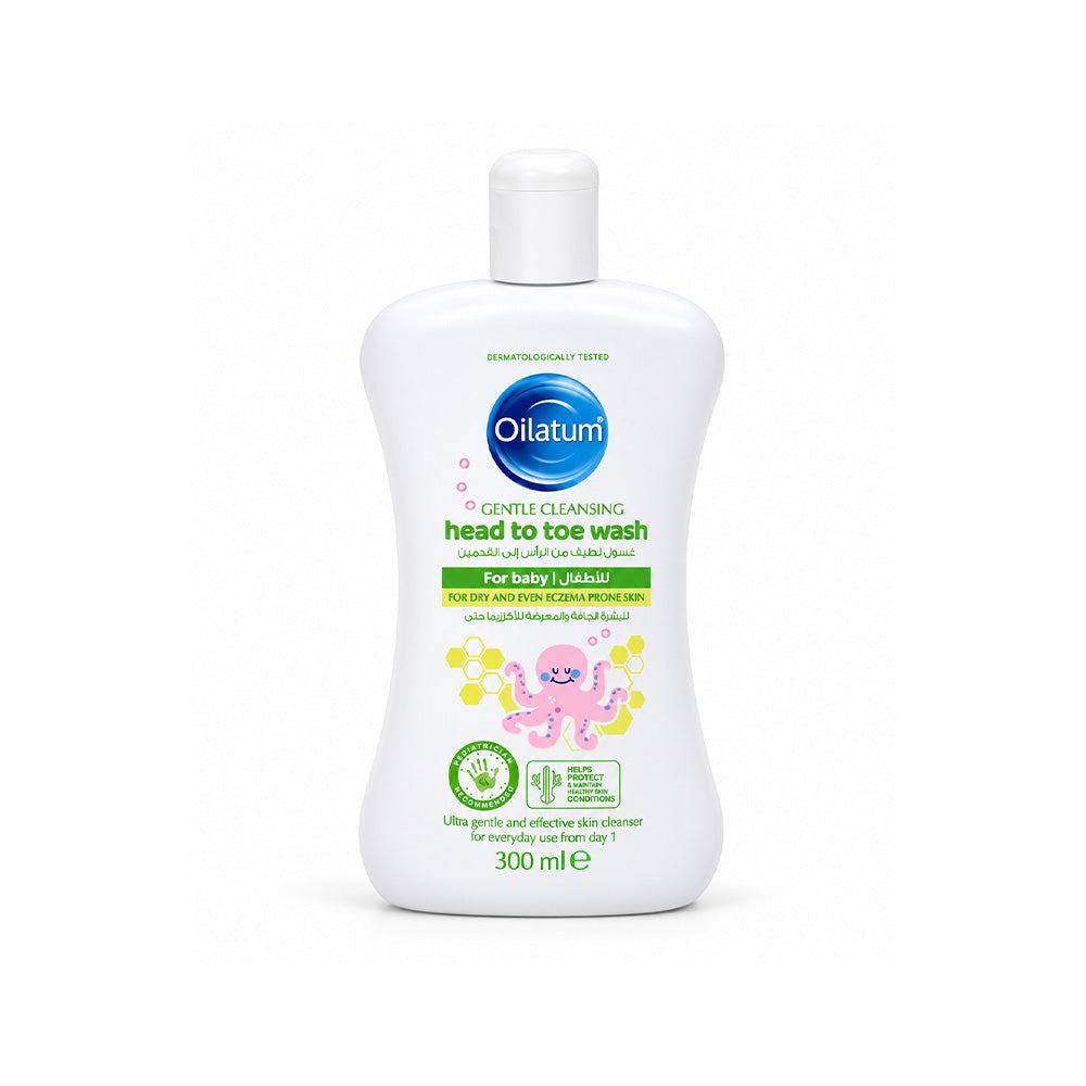 OILATUM BABY GENTLE CLEANSING HEAD TO TOE WASH 300 ML