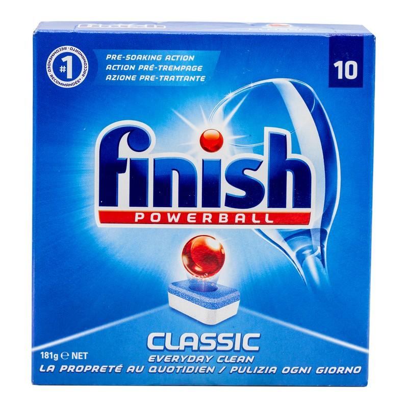 FINISH DISHWASHER POWER BALL CLASSIC 10 TABLETS 163 GM