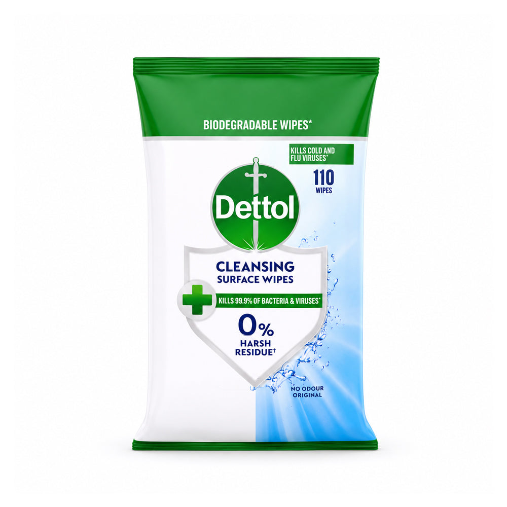DETTOL WIPES MULTI SURFACE ANTI BACTERIAL 110 S