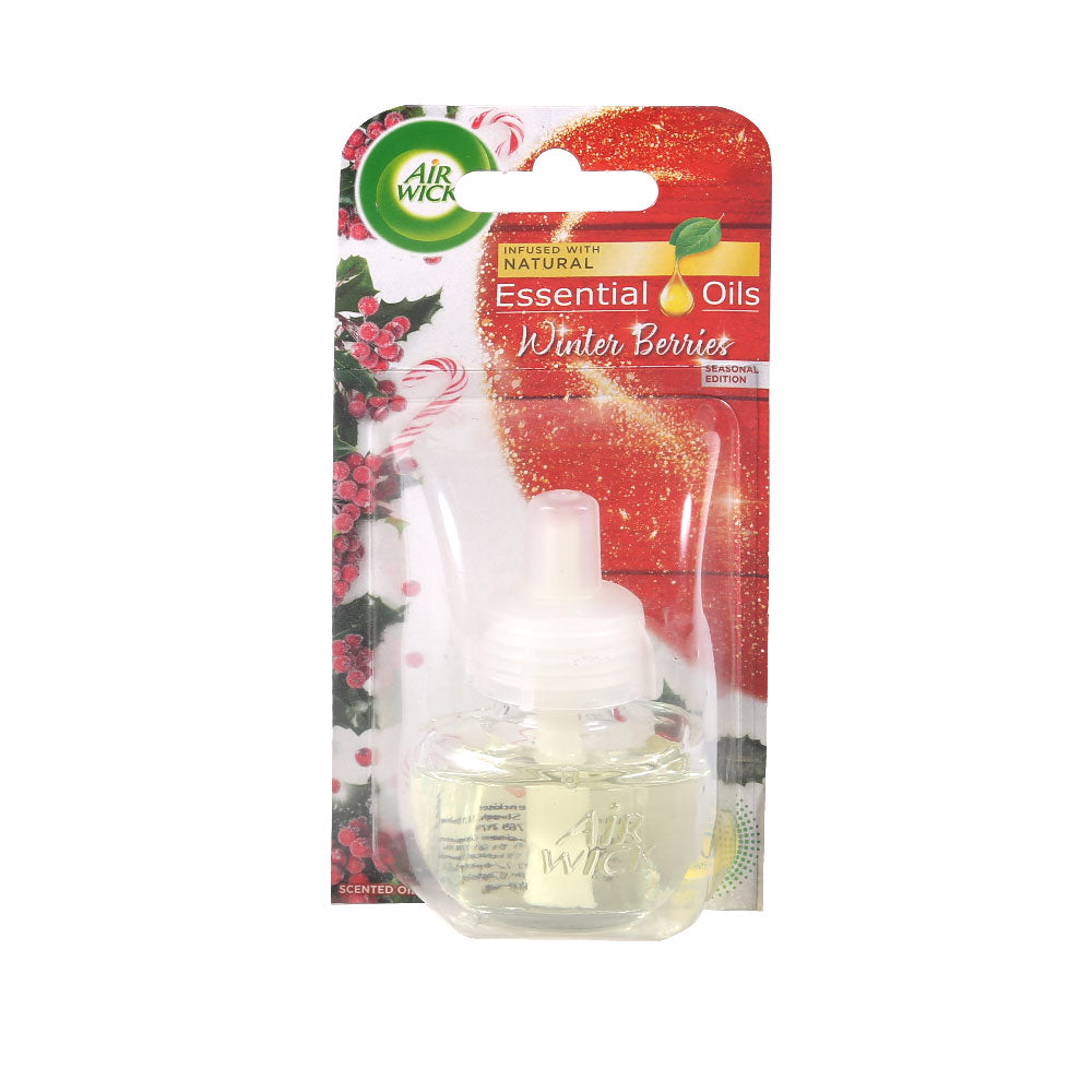 AIR WICK AIR FRESHNER ESSENTIAL OILS WINTER BERRIES 19 ML