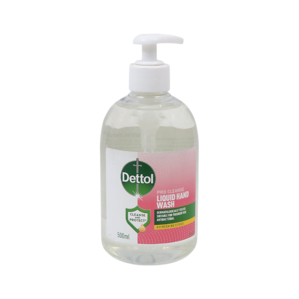DETTOL HAND WASH LIQUID REFRESHING CITRUS 500 ML