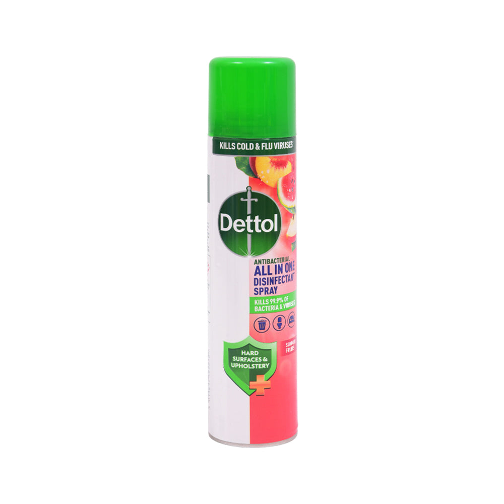 DETTOL DISINFECTANT SPRAY SUMMER FRUITS ALL-IN-ONE 300ML