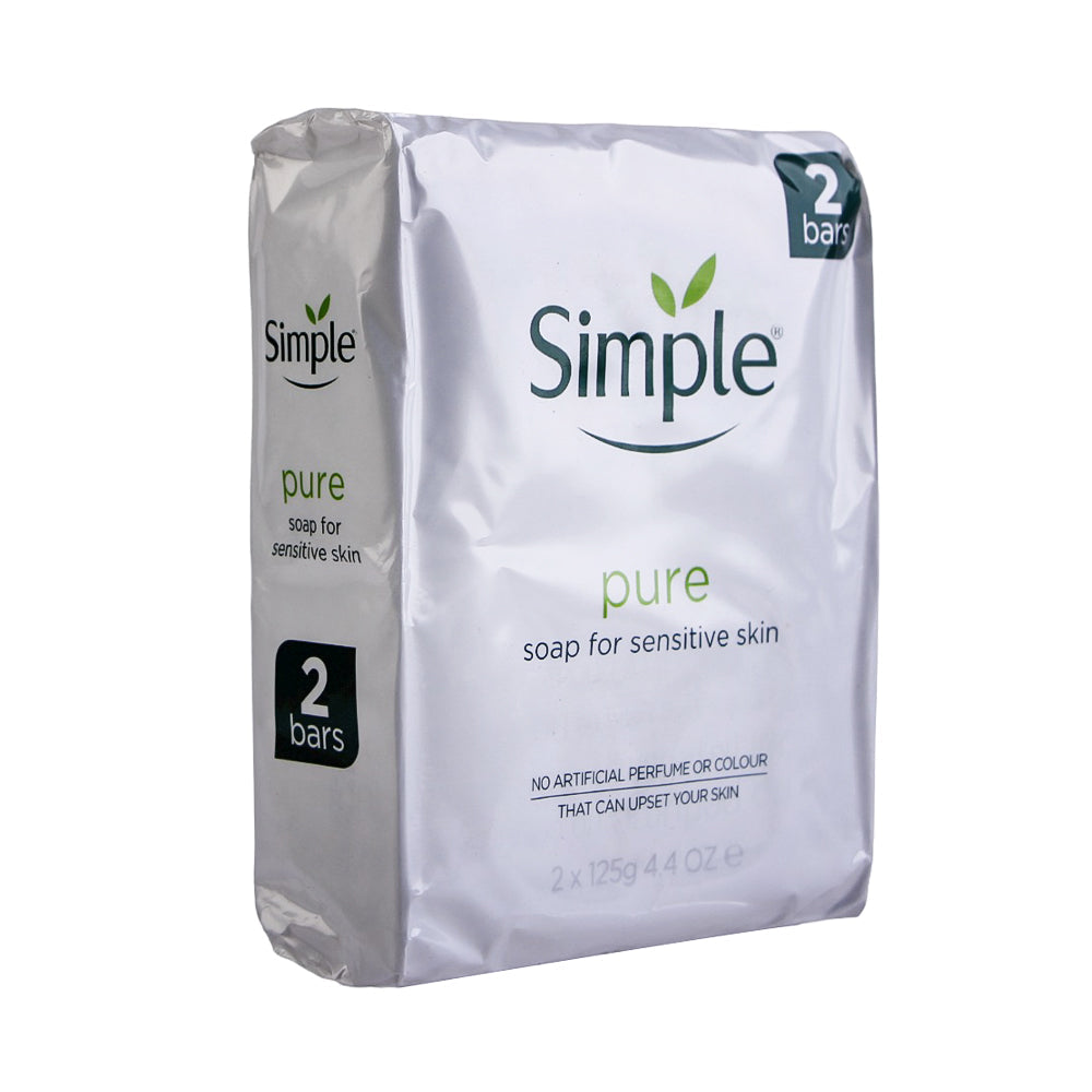 SIMPLE SOAP SENSITIVE TWIN PACK 2PC 125 GM