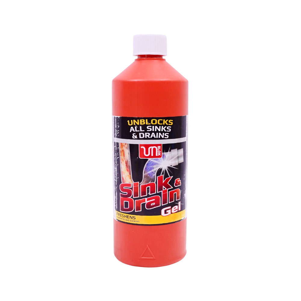 UNBLOCK SINK & DRAIN CLEANING GEL 1 LTR