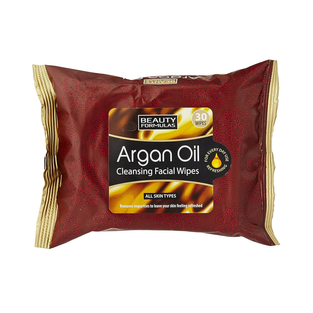BEAUTY FORMULA ARGAN OIL FACIAL WIPES