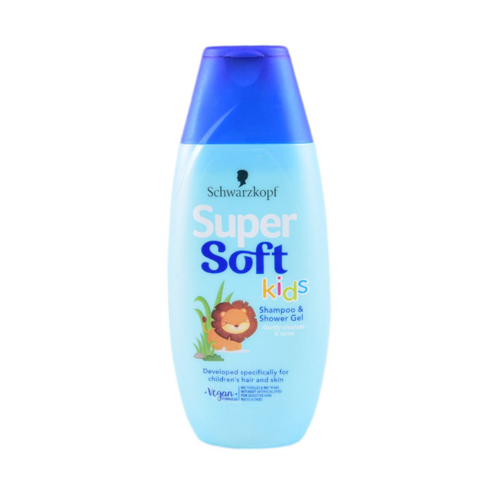 SCHWARZKOPF SUPERSOFT KIDS SHAMPOO AND SHOWER GEL 250 ML