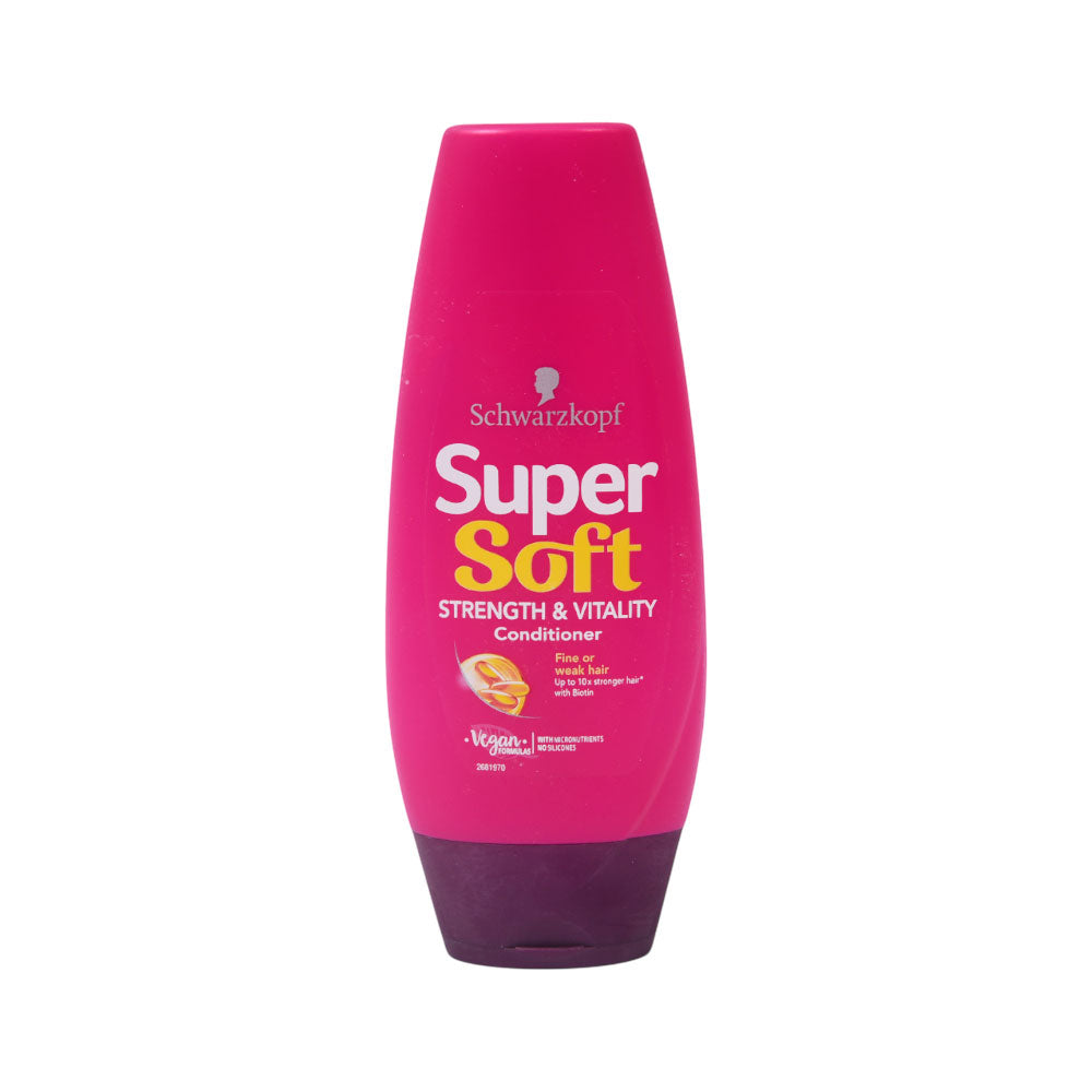 SCHWARZKOPF SUPERSOFT CONDITIONER STRENGTH & VITALITY 250 ML