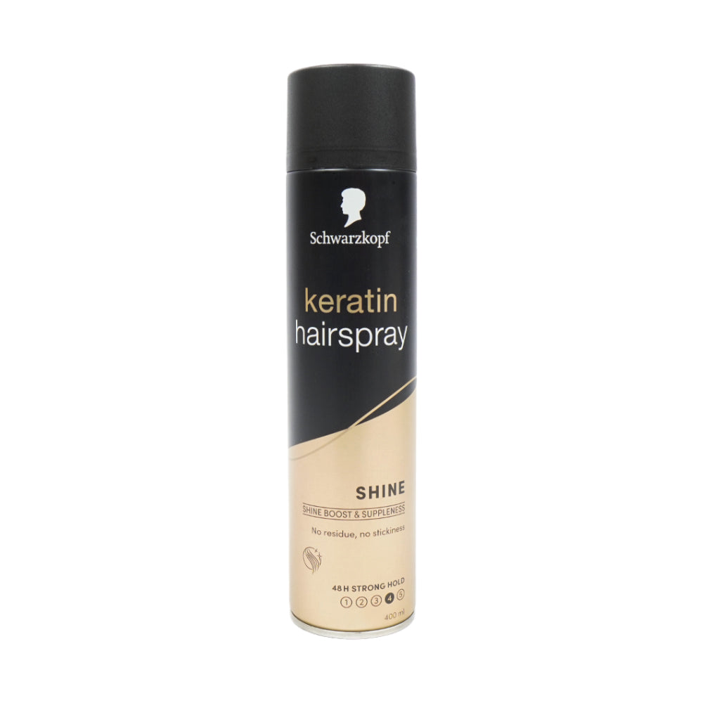 SCHWARZKOPF HAIR SPRAY KERATIN EXTRA STRONG HOLD 400 ML