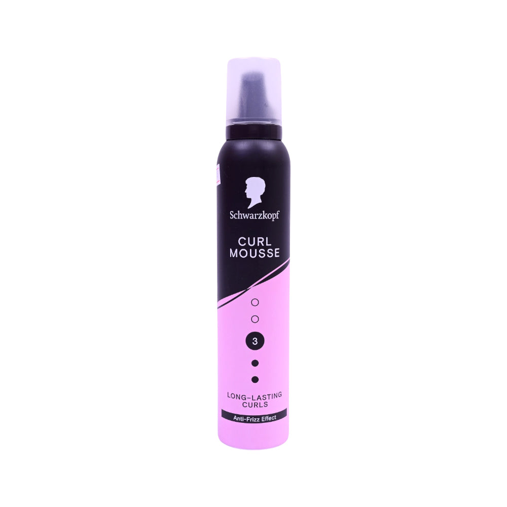 SCHWARZKOPF CURL MOUSSE ANTI-FRIZZ NO.3 200ML