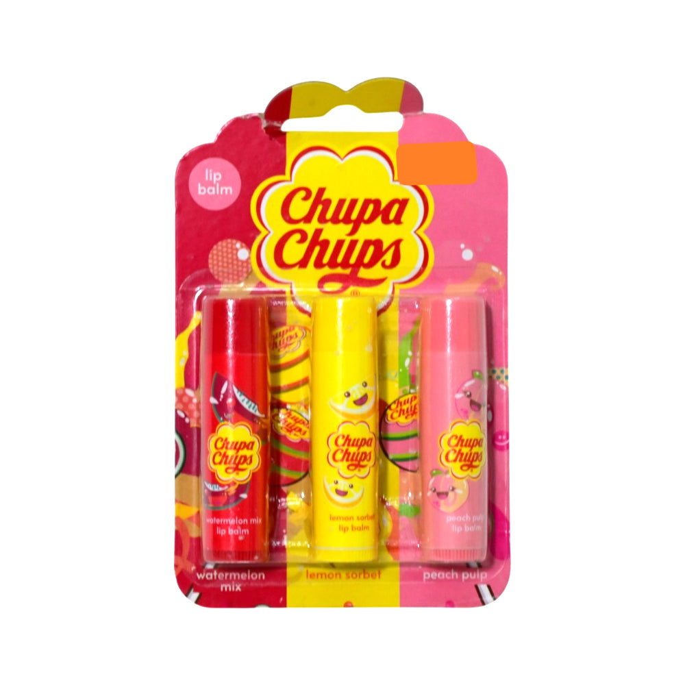 CHUPA CHUPS LIP BALM 3PC