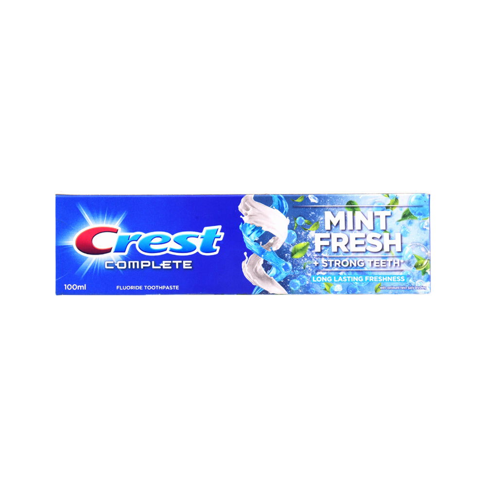 CREST TOOTH PASTE COMPLETE MINT FRESH LONG LASTING 100 ML