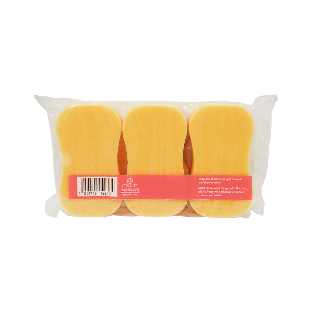 CS HOME JUBO CAR CLEANING SPONGE 3PC PACK