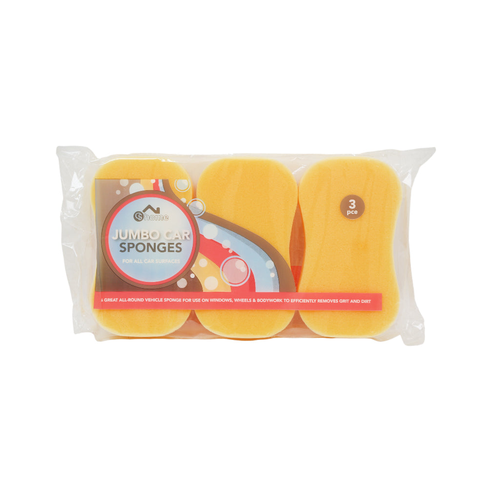 CS HOME JUBO CAR CLEANING SPONGE 3PC PACK