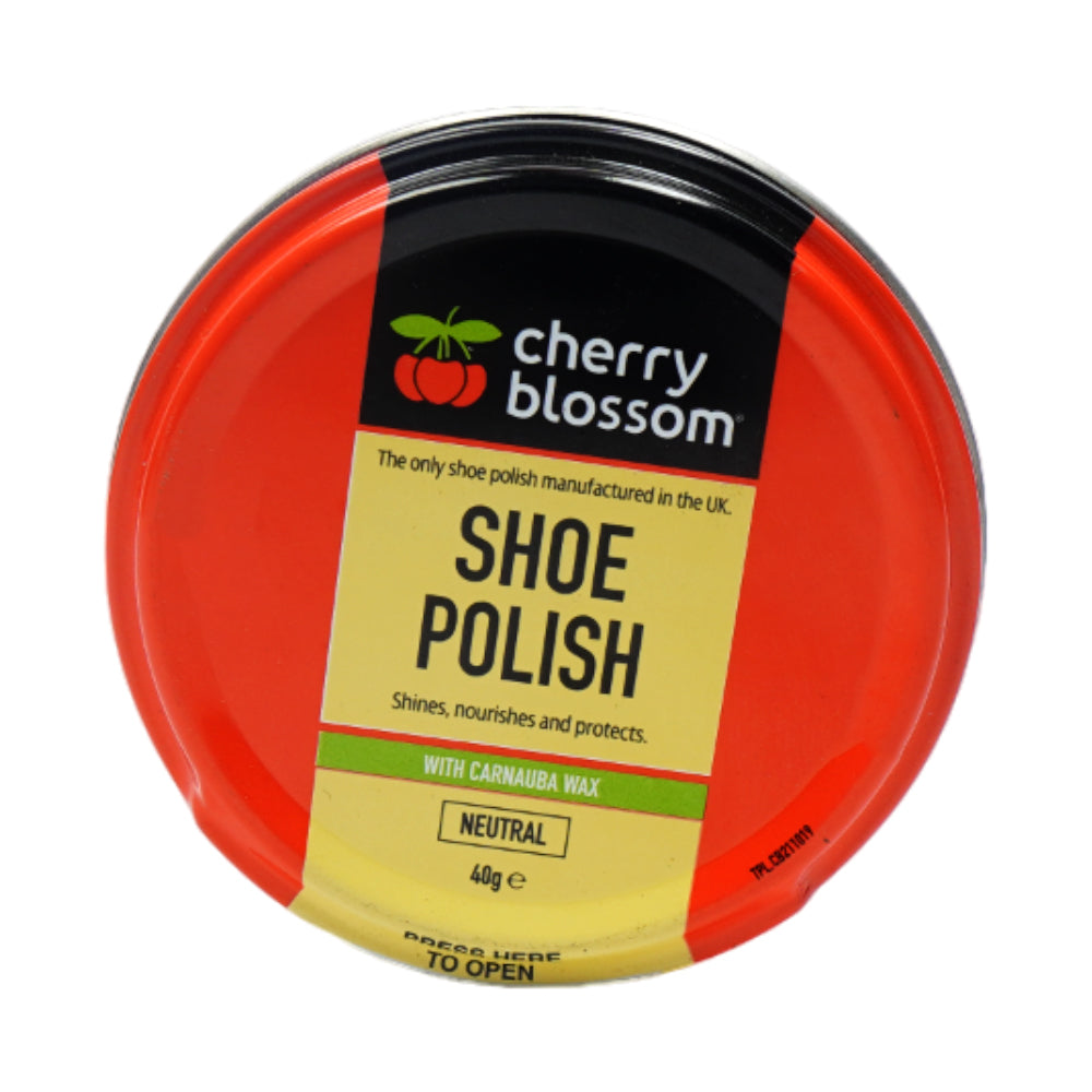 CHERRY BLOSSOM SHOES POLISH NEUTRAL 40 GM – Al-Fatah