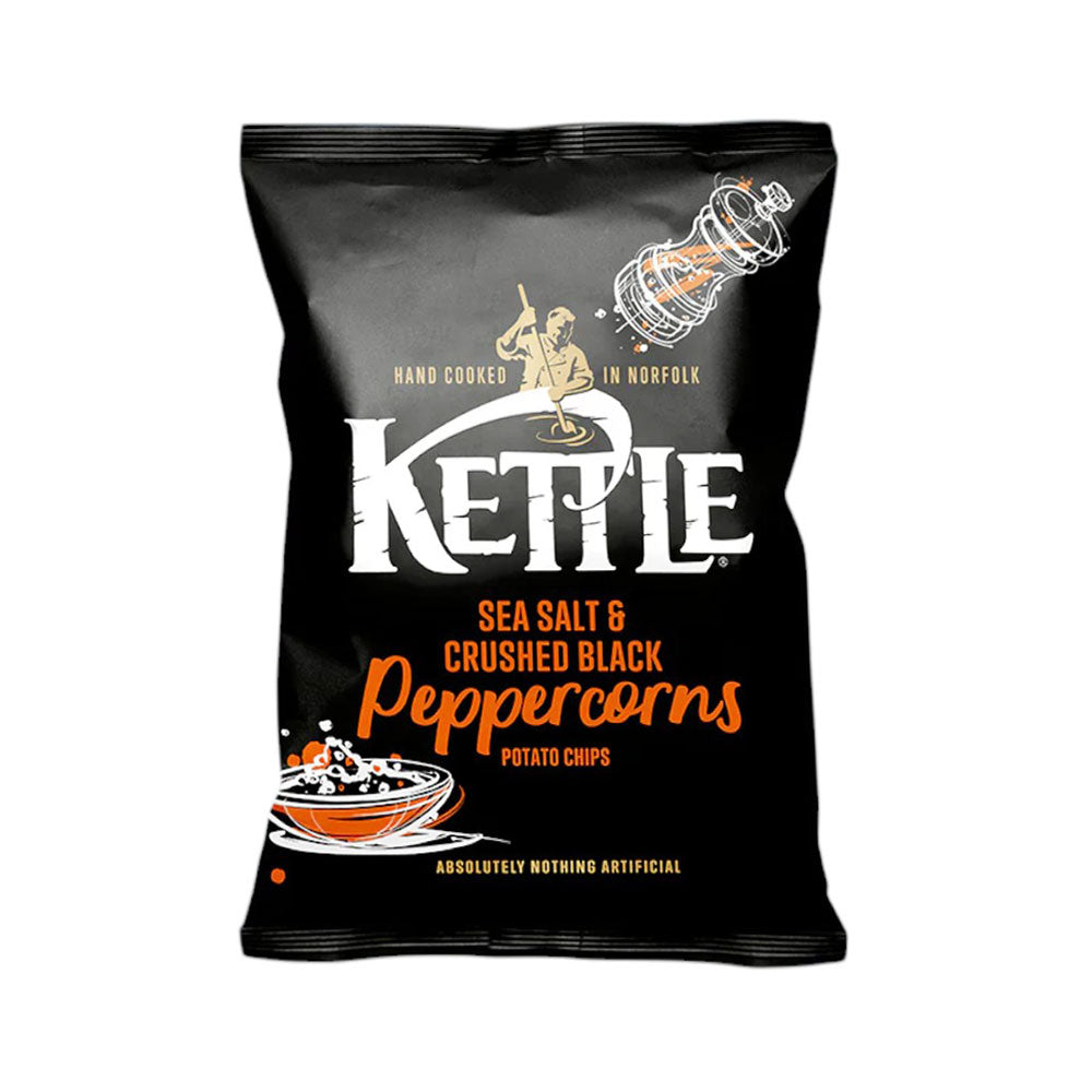KETTLE CHIPS SALT PEPPERCORNS 40GM