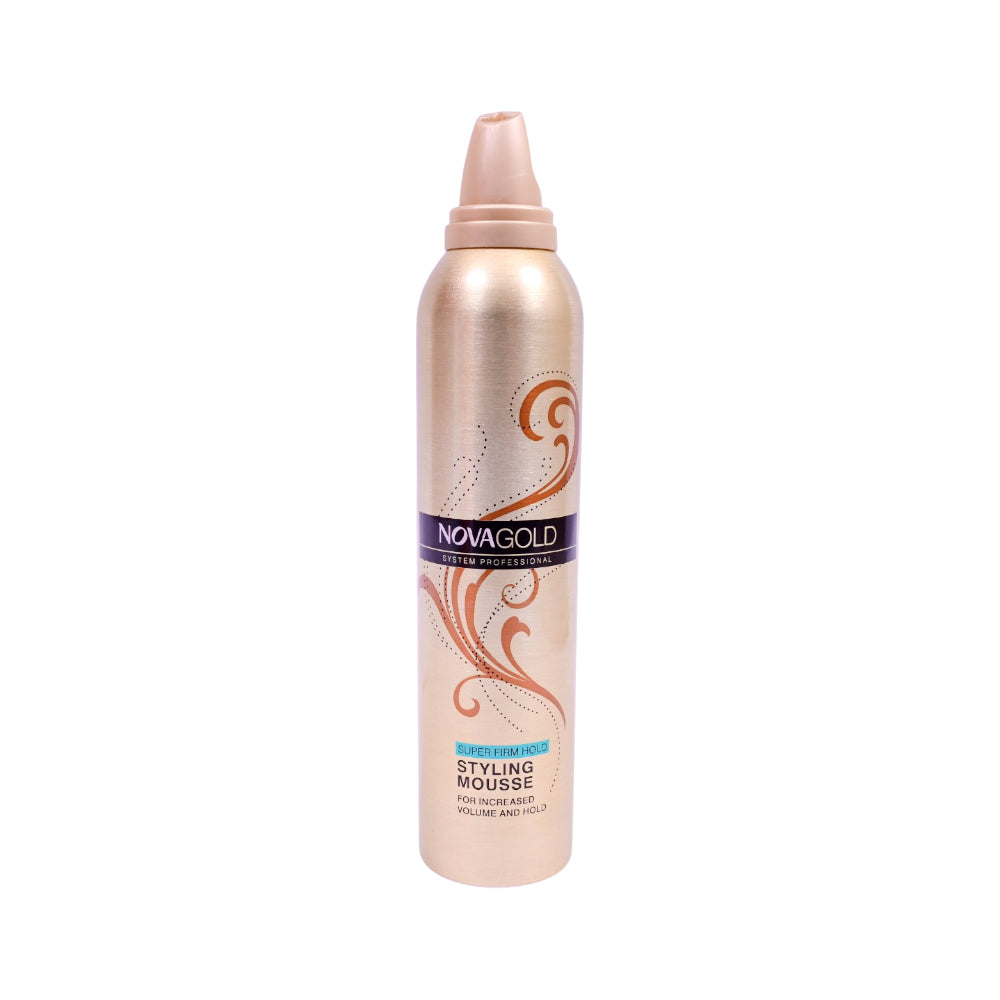 NOVA GOLD HAIR MOUSSE SUPER FIRM HOLD 300 ML