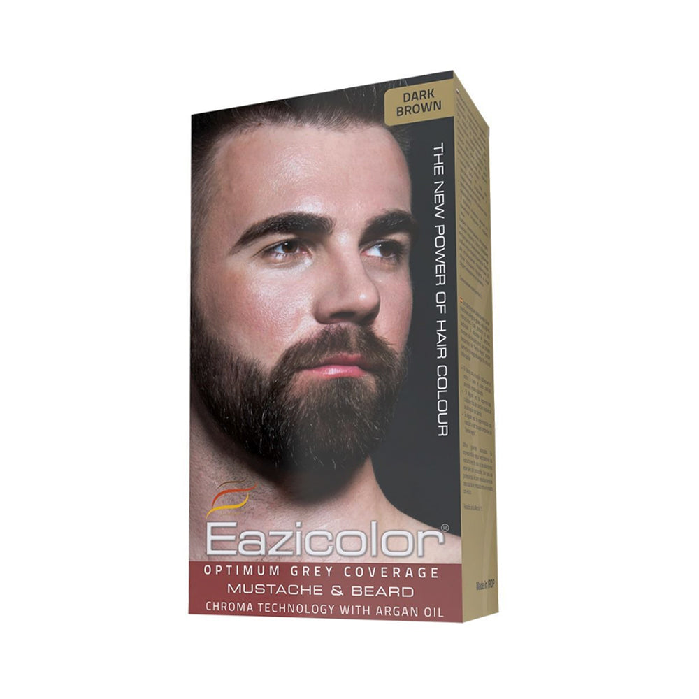 EAZICOLOR FOR MUSTACHE & BEARD 3.0 DARK BROWN