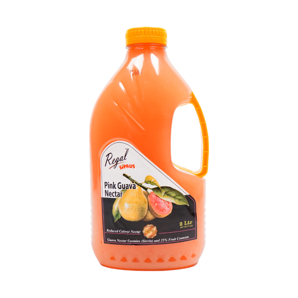 REGAL SIPRUS JUICE NECTAR FINEST PINK GUAVA BOTTLE 2 LTR