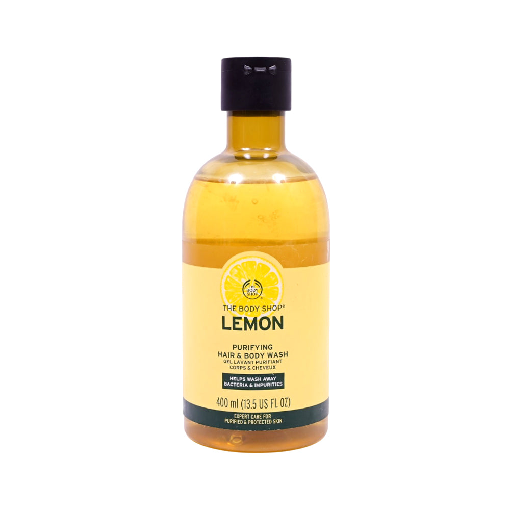 THE BODY SHOP LEMON PURIFYING HAIR & BODY WASH 400 ML