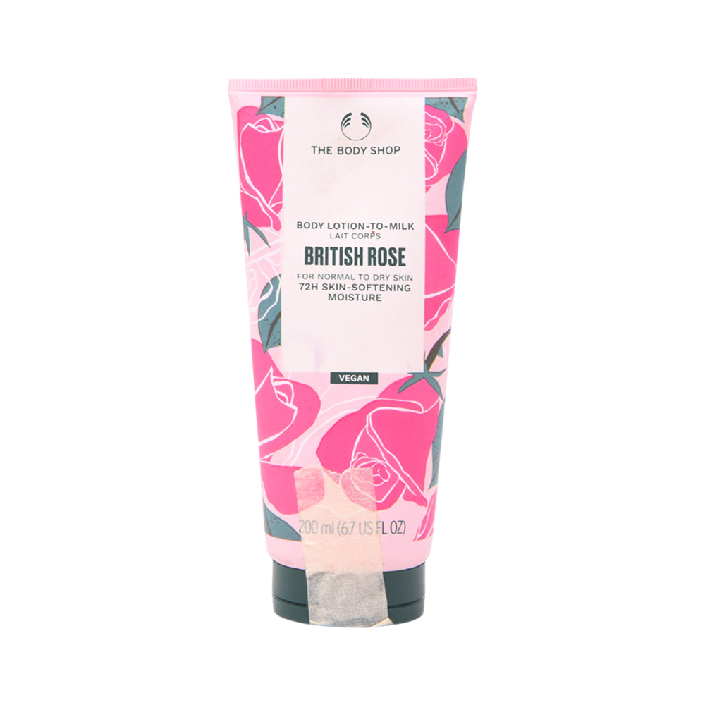 THE BODY SHOP THE BRITISH ROSE BODY LOTION 200ML