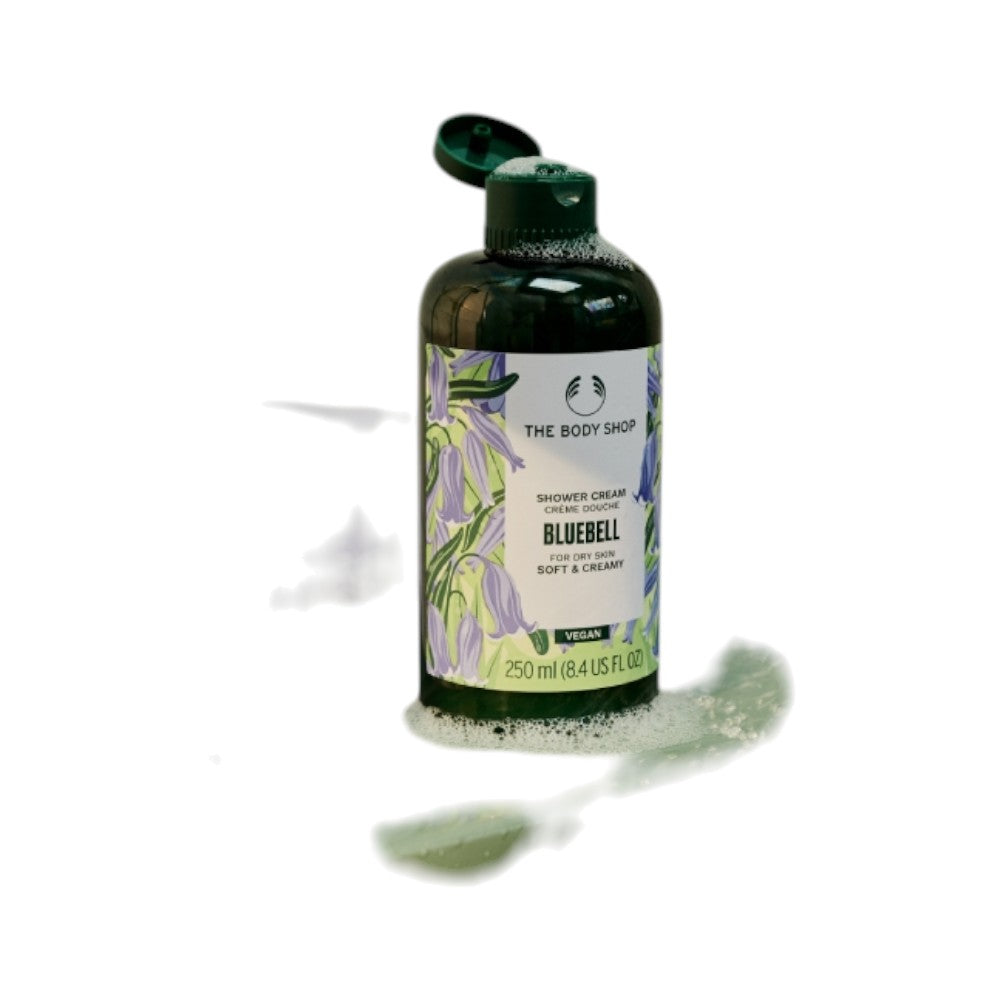 THE BODY SHOP BLUE BELL SHOWER CREAM SFOFT & CREMY 250 ML