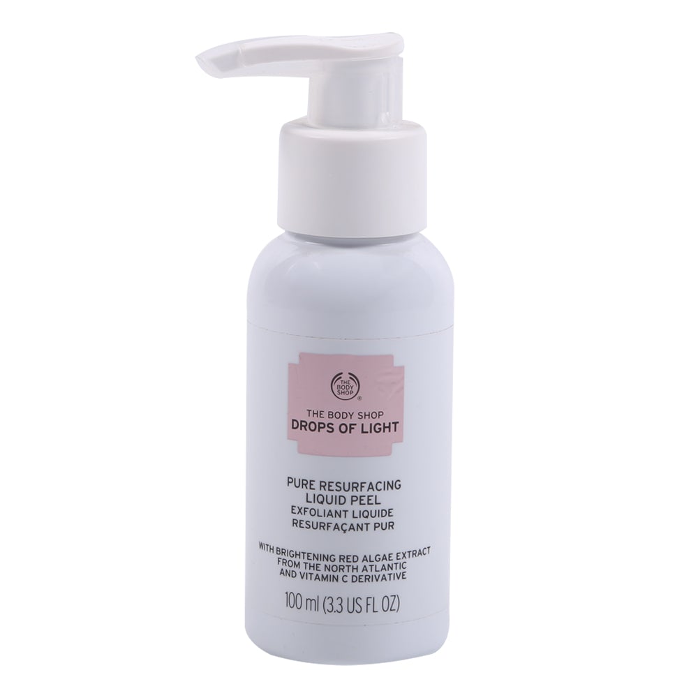 BODY SHOP DROPS OF LIGHT PURE RESURFACING LIQUID PEEL 100ML