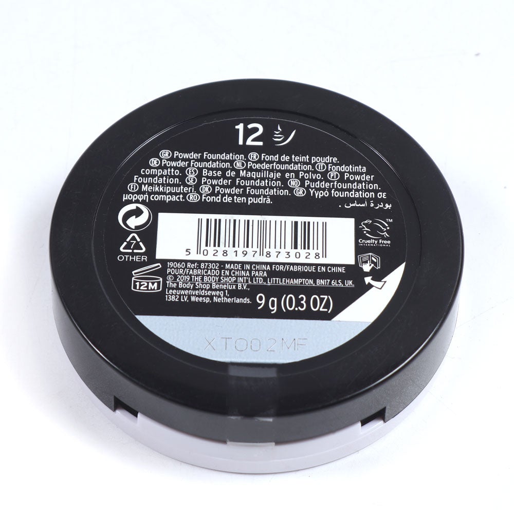 THE BODY SHOP ALL IN ONE BASE 12 COMPACT 9GM0.3OZ