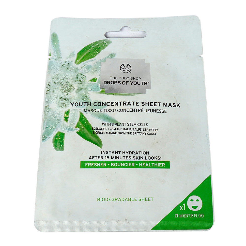 BODY SHOP YOUTH CONCENTRATE SHEET MASK 21 ML