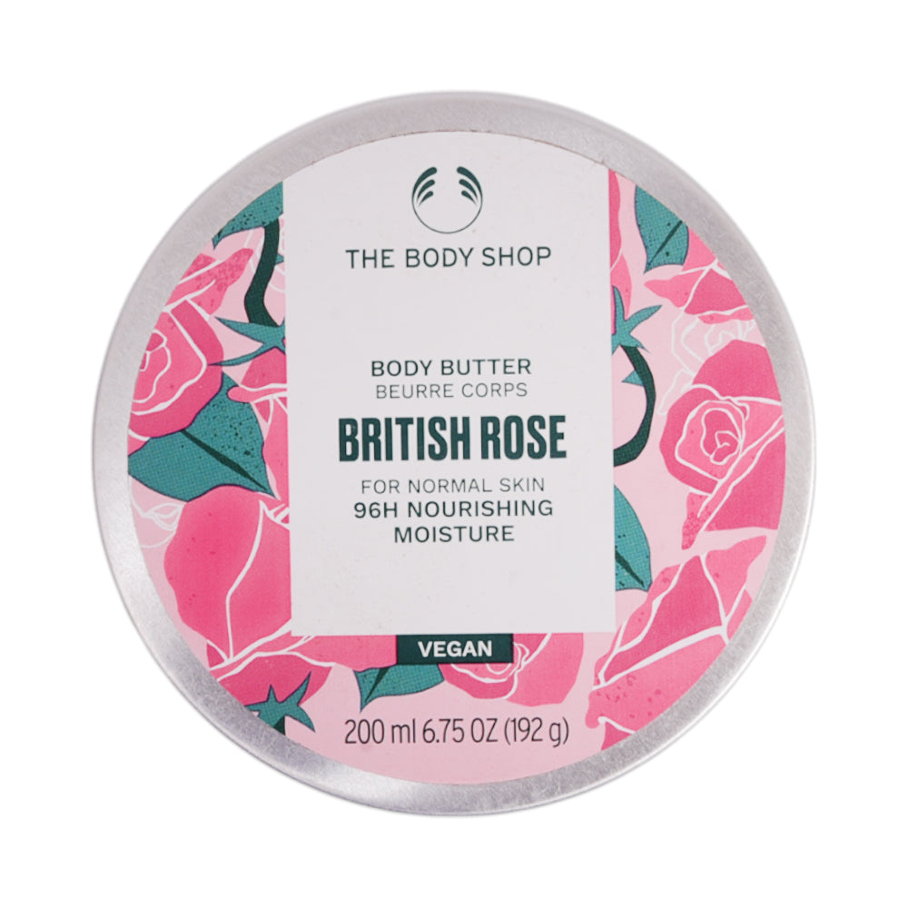 BODY SHOP BRITISH ROSE BODY BUTTER CREAMS 200ML