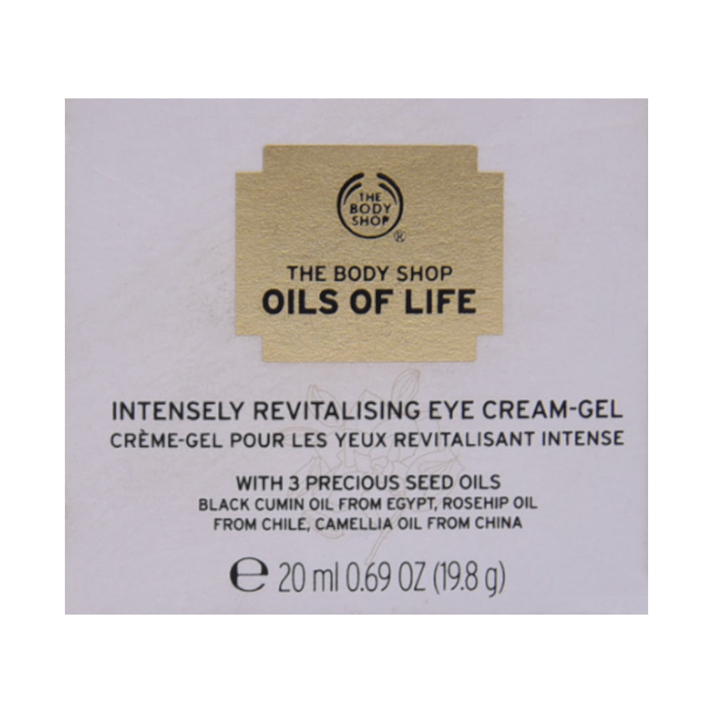 BODY SHOP OILS LIFE INTENSELY REVITALISING EYE CREAM 20ML