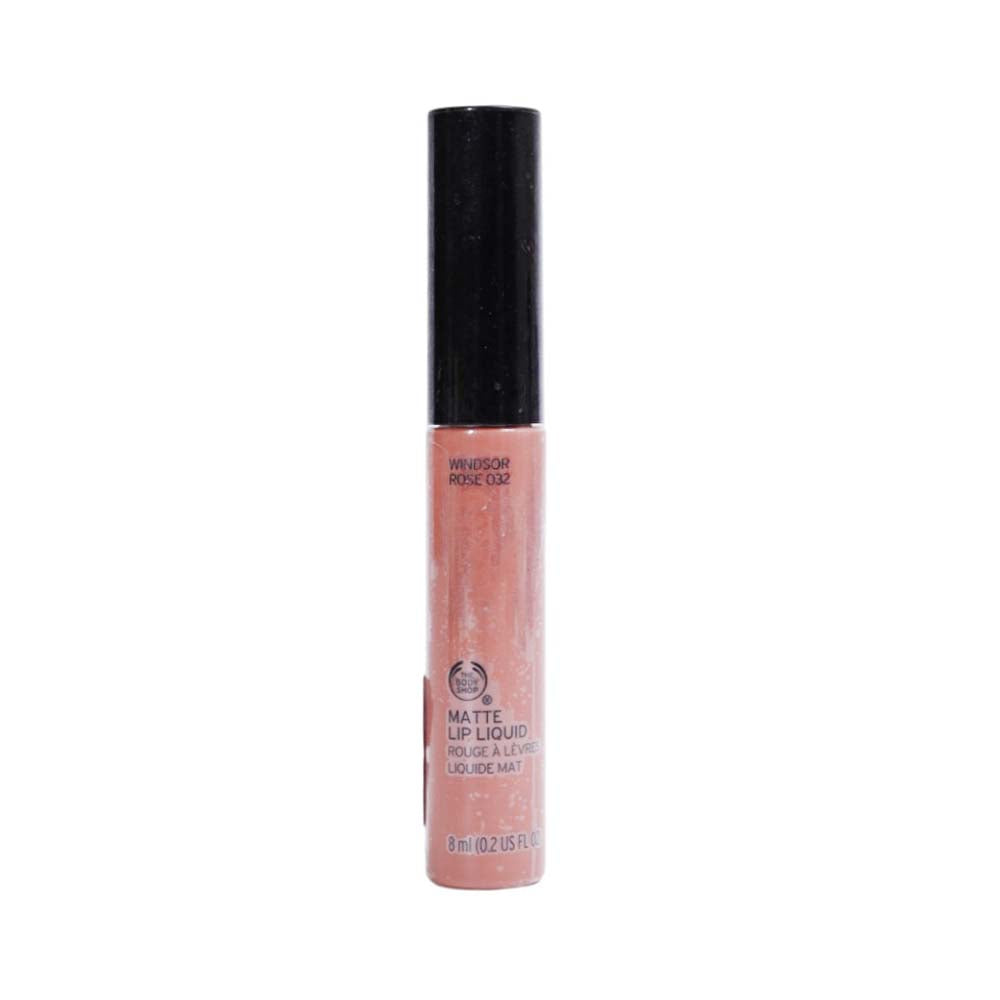 BODY SHOP MATTE WINDSOR ROSE 032 LIQUID MATTE LIPSTICK 0.8ML