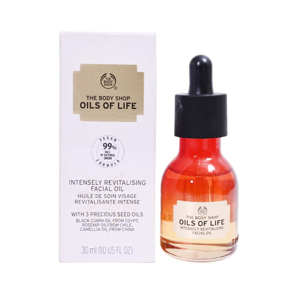 THE BODYSHOP OILS OF LIFE REVITALISING FACIAL OIL 30ML