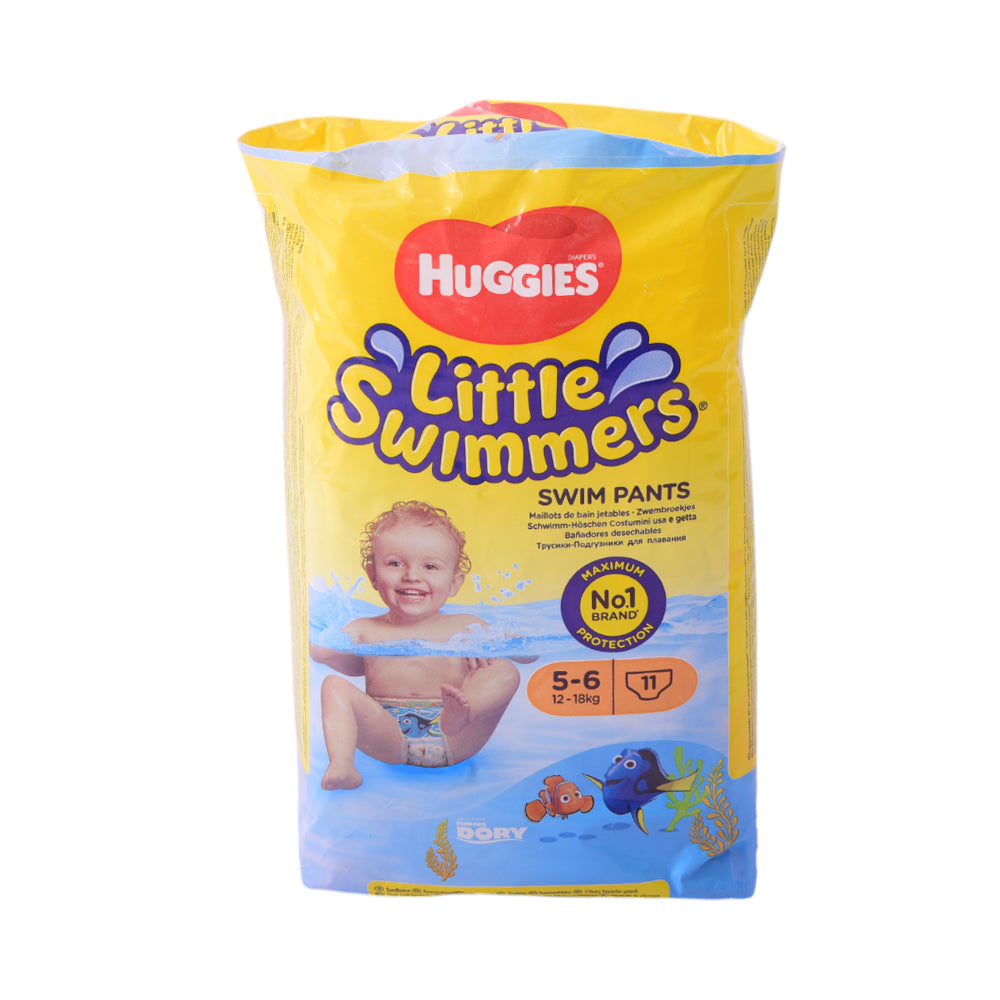 HUGGIES LITTLE SWIMMERS SWIM PANTS 5-6 YEARS 11PC