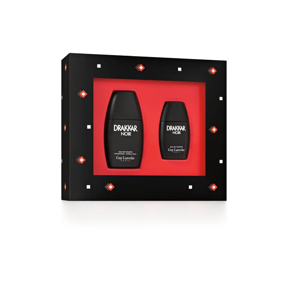 GUY LAROCHE DRAKKAR NOIR FOR MEN 2PC GIFT SET