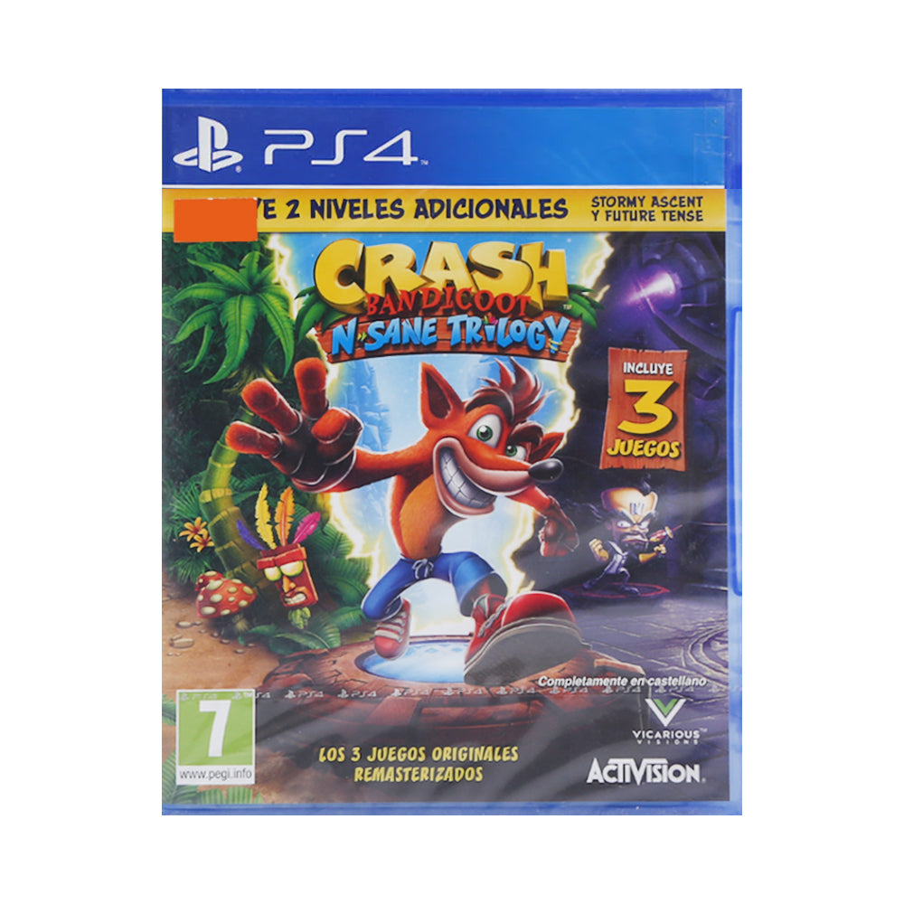 PS4 DVD CRASH TRILOGY PC