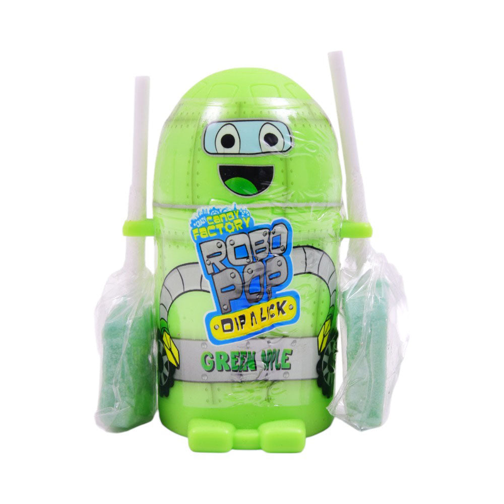 ROBO POP DIP N LICK GREEN APPLE 40G